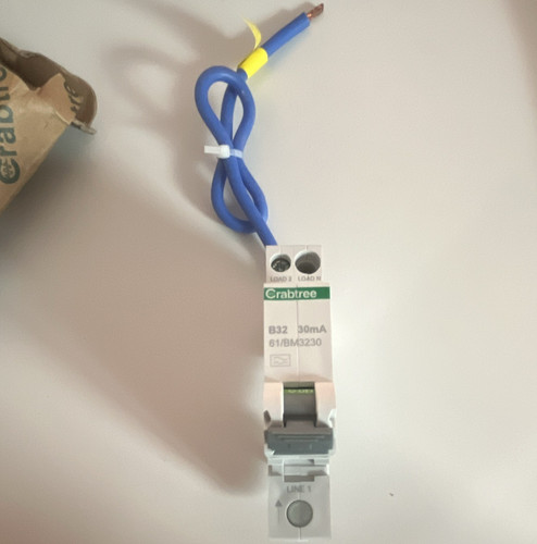 Crabtree rcbo 32a type - rcbo,