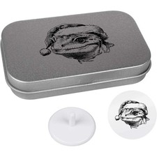 'Leopard Gecko Wearing Santa Hat' Golf Markers Gift Set (GO00087709)