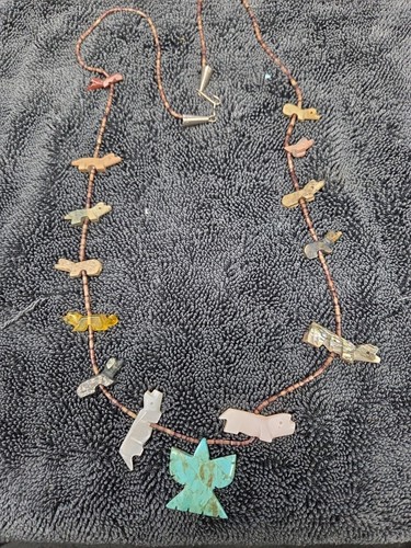 Zuni fetish necklace