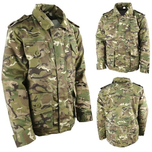 Kids army camouflage padded - army,