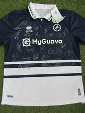 Millwall Shirt Hand Signed by 2024/2025 Squad - 26 Autographs Saville, Cooper