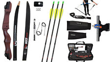Core HIT Archery Adult Beginners Recurve Bow Kit 68"-24lbs Draw Weight Wood