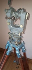 Vintage Theodolite Cooke, Troughton & Simms + Hilger & Watts Wooden Tripod