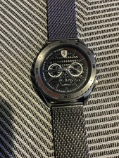 Lovely Scuderia Ferrari Watch In Excellent Condition New Battery Fitted Strap