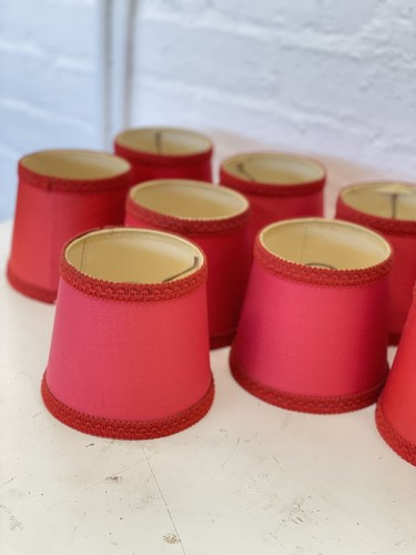 Vintage red clip lamp - vintage, clip-on