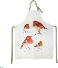 Kitchen Apron - Winter Robins
