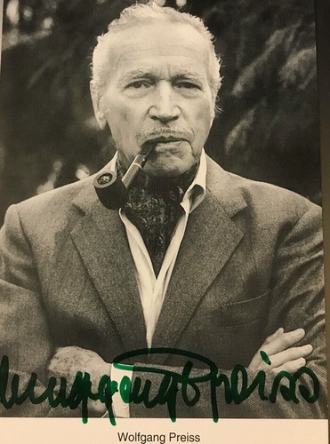 Autograph wolfgang preiss - wolfgang,