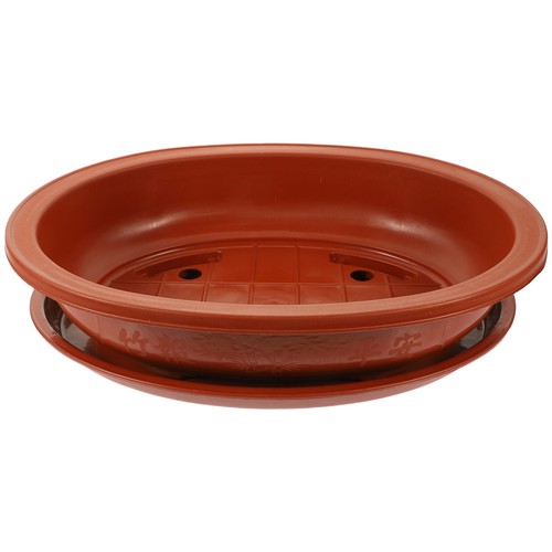 Flower pot large - shallow, oval