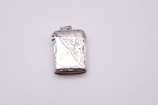 Antique Sterling Silver Small Vesta Case Hallmarked 1906
