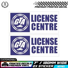 2x GTA LICENSE Livery Vinyl