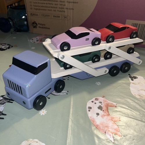 Wooden hgv truck car - wooden,