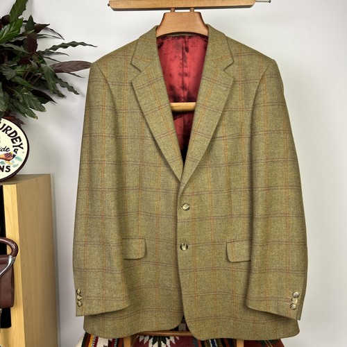 British windowpane tweed - british,