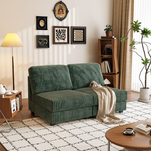 Sofa double corduroy fabric - double,
