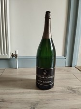 Empty Extra Large Glass Bottle Of Champagne Billecart-Salmon Decorative 3 Litres
