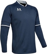 UNDER ARMOUR Men's Challenger III Midlayer 1/4 Zip Fitted Top Blue NEW