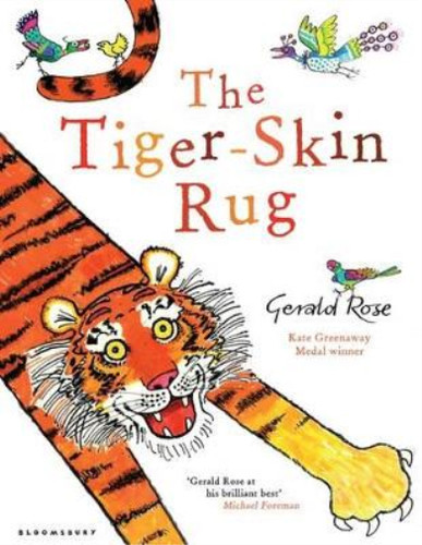 The tiger skin - tiger-skin, rug,