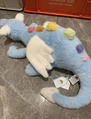 Jellycat 50cm blue - blue, dragon