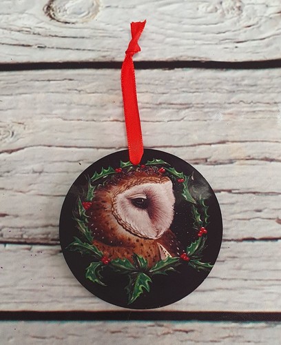 Yule owl tree decoration - yule,