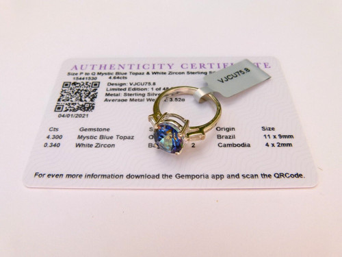 Gemporia 64cts mystic blue - mystic,