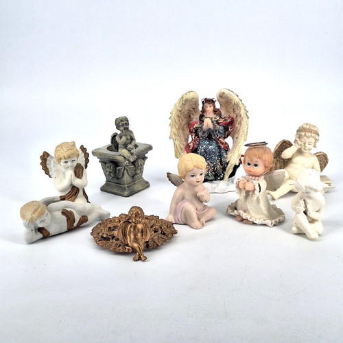 Angel figurines cherubs - 9,
