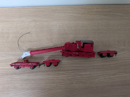 Hornby dublo red steam - hornby, crane