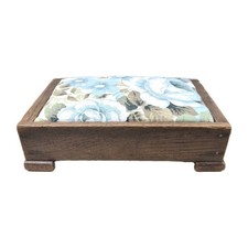 Vintage Upholstered FOOTSTOOL