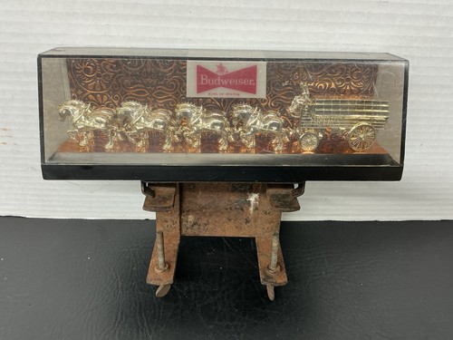 Vtg budweiser beer clydesdale - beer,