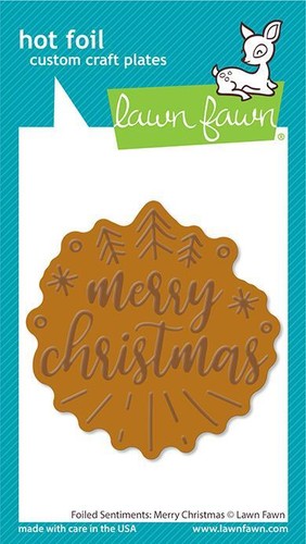 Lawn fawn foiled sentiments - lawn,