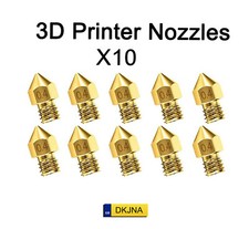 3D Printer Nozzle 0.4mm 10