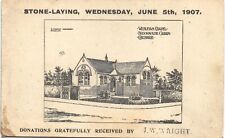Brookhouse Green between Sandbach & Congleton. Wesleyan Chapel Stone-laying.
