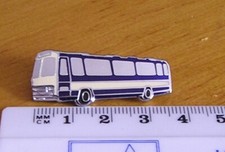 enamelled metal bus badge