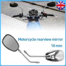 Pair 10mm Motorcycle Rearview
