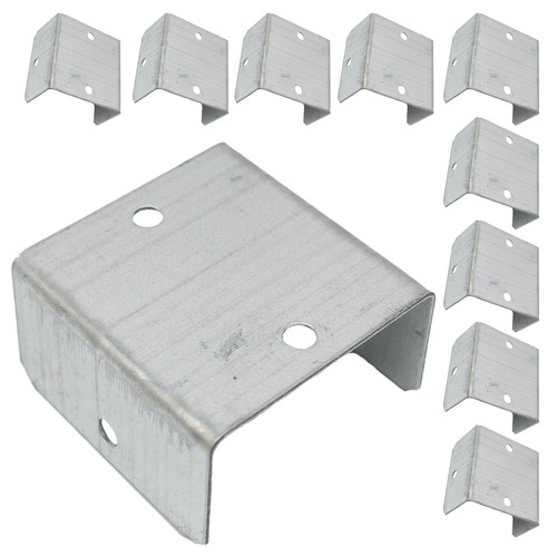 Galvanised fence trellis - galvanised, /