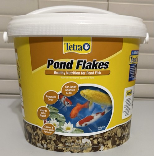 Tetra pond color flakes - tetra,