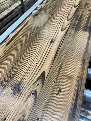 Reclaimed pine floorboards - reclaimed,
