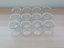 21 x Empty Glass Jars Pots without lids - Storage Candles etc