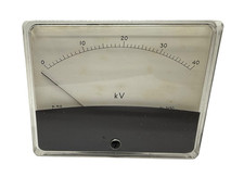 Vintage KV Meter panel gauge