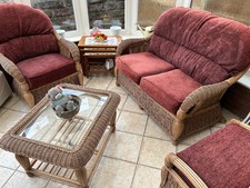 Natural wicker conservatory furniture 
