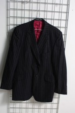 Crombie Mens Pin Striped Suit