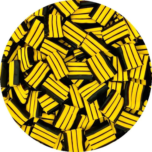 Banana stripe liquorice - stripe, by