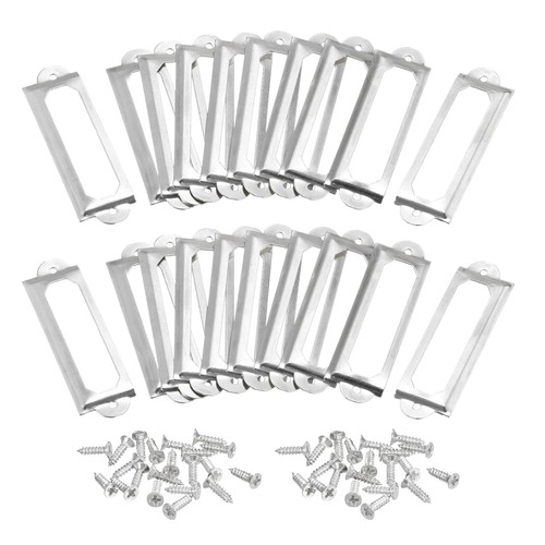 Metal label holders 60x17mm - metal,