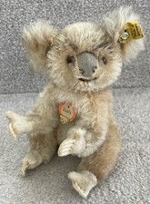 Rare Antique Vintage Steiff Little Koala Soft Toy Bear Pal W/ Button & Label