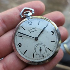 Services Gatwick Pocket Watch
