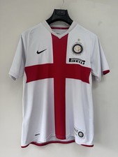 Inter Milan Centenary Away Football Shirt 2007 Medium 