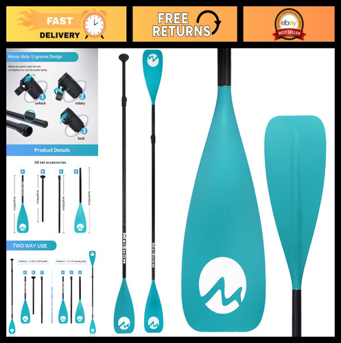 Adjustable piece sup paddle - adjustable,