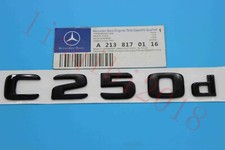 Glossy Black " C250d " Number