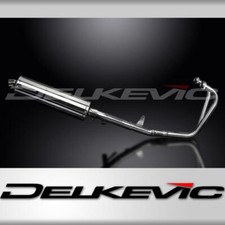 HONDA CB500 CB500S SPORT 94-03 FULL EXHAUST SYSTEM 450mm STAINLESS OVAL SILENCER