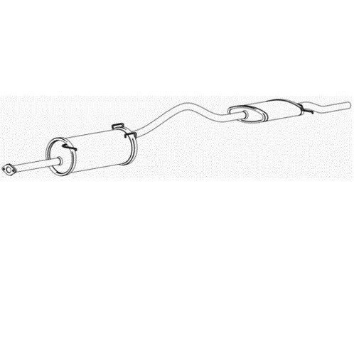 Exdn9001 exhaust rear - exhaust,