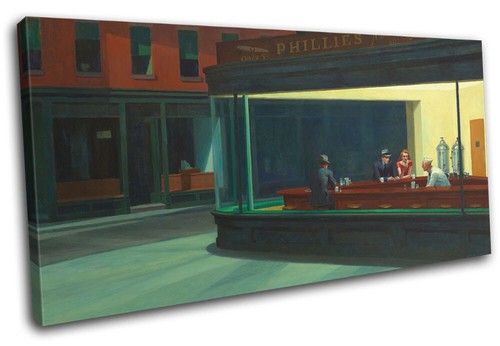 Edward hopper night - night, hawk