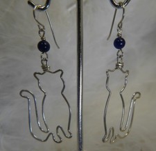 Lapis Cat Kitten 2 3/8"